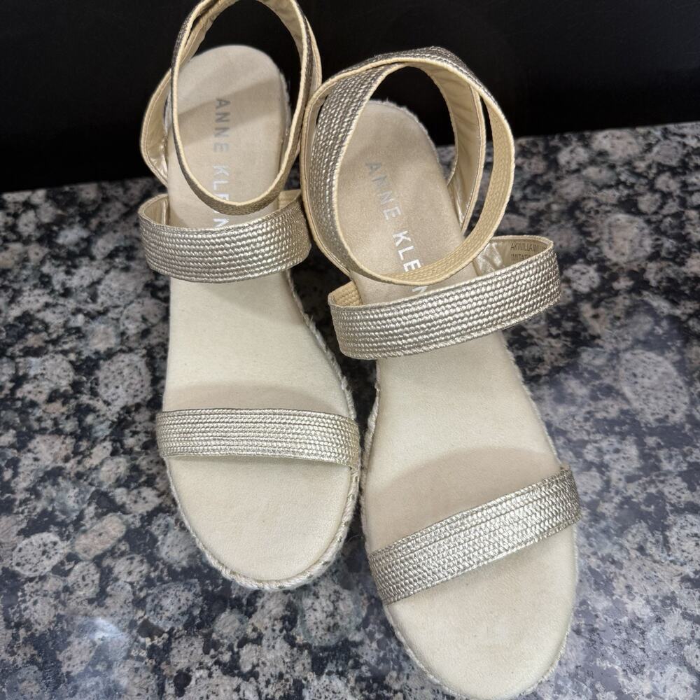 Anne Klein Espadrilles Sandal Wo’s Size 8.5M - Picture 4 of 13